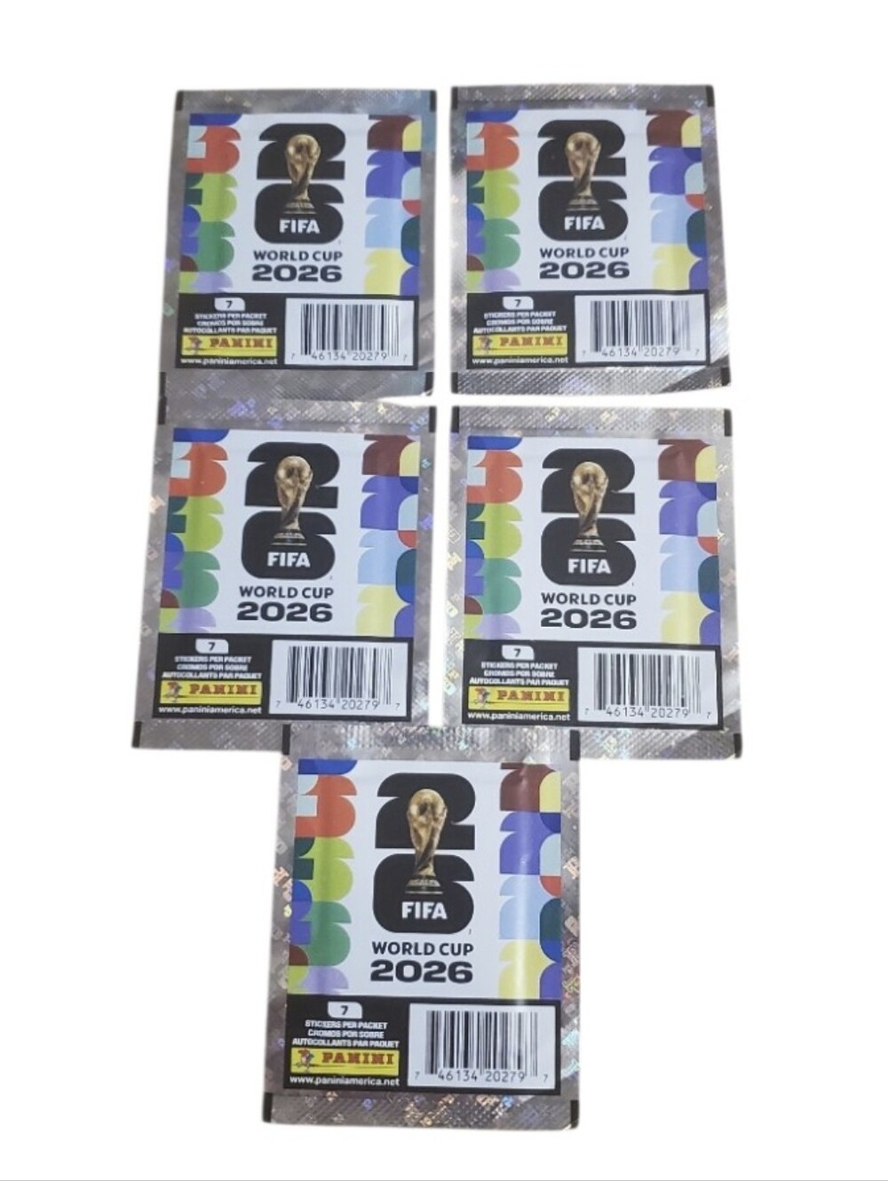 Panini World Cup 2026 Official Sticker 5 Packs 35 Stickers